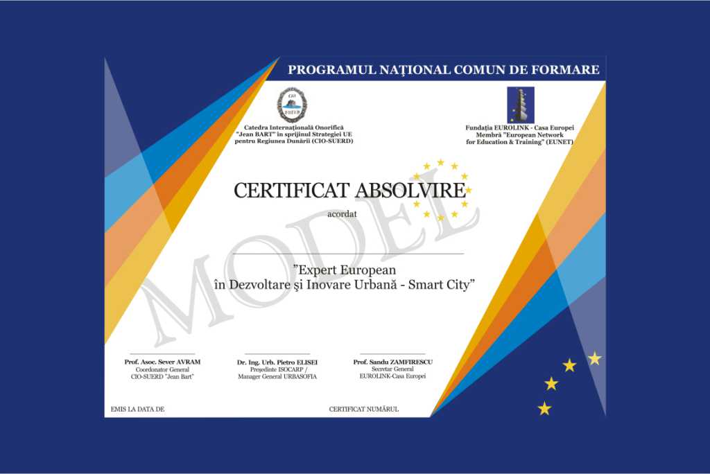 Curs de Formare a Expertilor Europeni in Dezvoltare - Inovare Urbana
