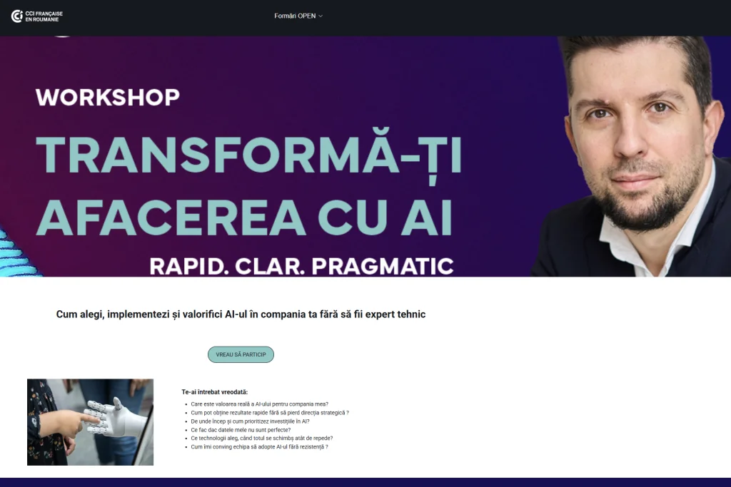 Transforma-ti afacerea cu Ai